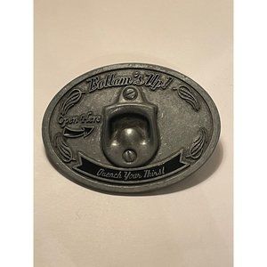 Belt Buckle Bottoms Up With Bottle Opener Vintage